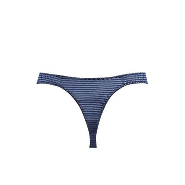 Perizoma Uomo Navale in Raso Nero e Blu Navy – Comfort e Seduzione